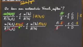 Stöchiometrie - mathematische Probleme