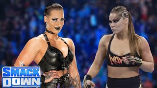 WWE Full Match - Rhea Ripley Vs. Ronda Rousey : SmackDown Live Full Match