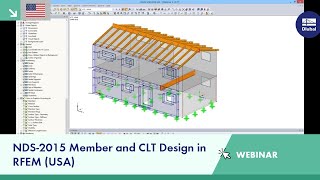 Webinar: NDS-2015 Member and CLT Design in RFEM (USA)