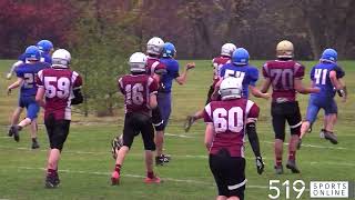 WCSSAA Junior Football - Grand River Renegades vs Preston Panthers