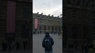 🇫🇷 Paris - Palais Poyal Musée du Louvre, fantastic street music  [4K] #shorts
