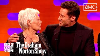 Dame Judi Dench Spills About Her Kiss with Hugh Jackman 😘 The Graham Norton Show | BBC America