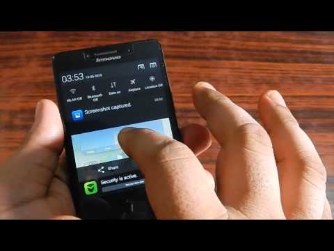 Lenovo A6000 Plus - How to take screenshot Lenovo A6000 Plus - How to take screenshot