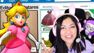 Creamos el PERFIL de la PRINCESA PEACH en Roblox | Kori