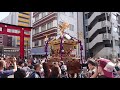 令和３年下谷神社本社山車 宮出し