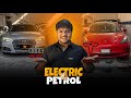 Presenting you the difference between Electric VS petrol car || Tesla vs Audi