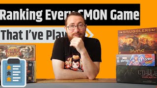 Ranking Every CMON Board Game (That I've Played)