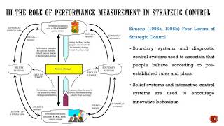 The interplay of different levers of control