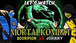 Scorpion & Sub-Zero REACT - MORTAL KOMBAT MOVIE 1995 (Scorpion vs Johnny Cage Fight) | MKX PARODY!