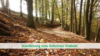 Herbsturlaub 2020 Teil 3: Wanderung zum Göhrener Viadukt