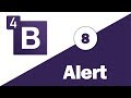 8 - ( Bootstrap 4 Tutorial ) Components : Alert