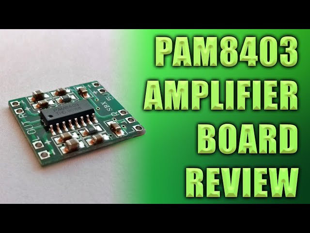 Pam8403 Stereo Audio Amplifier Module Pinout Features 55 Off
