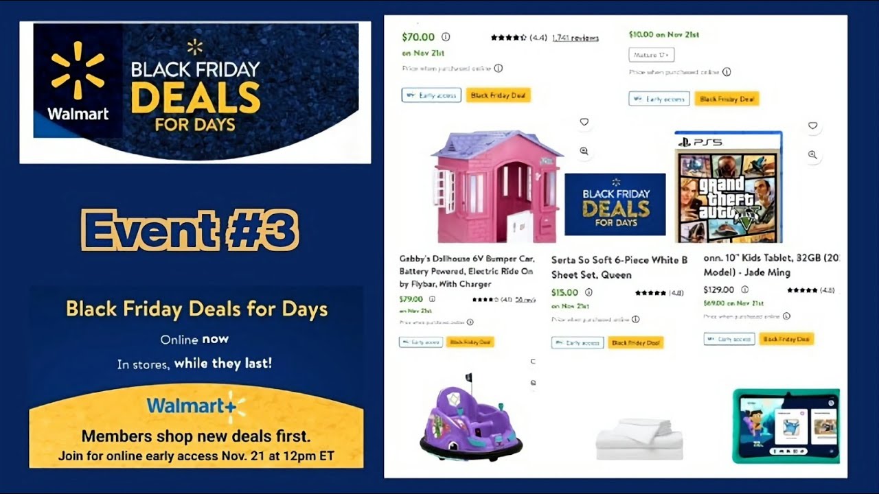 Walmart 3rd & Final Deals For Days Black Friday Event Ad Preview ...