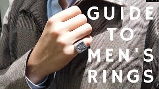 A Guide to Men's Rings | Inspo, History, Tutorial