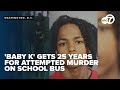 'Baby K' gets 25 years for attempted murder on Prince George's school bus