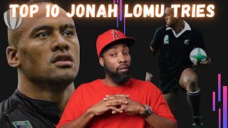 G.O.A.T!! Top 10 Jonah Lomu Tries Reaction | Asia and BJ React