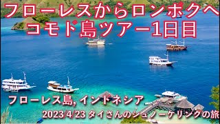 【 #73 タイさんの旅 】フローレス島からロンボク島へ コモド島ツアー1日目。The first day of komodo island tour, Tai's Journey