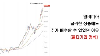 너무 올라 보이는 엔비디아를 추가매수할 수 있었던 근거(미국주식 불타기의 정석)