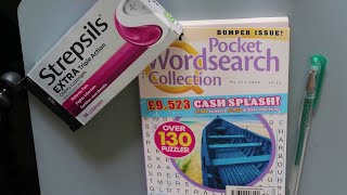 ASMR Eating Strepsils (Throat Lozenges) \u0026 Doing A Word Search ‘Bout Of Flu'