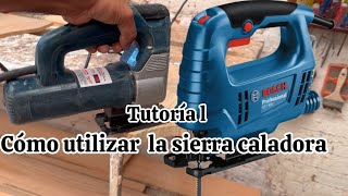 Tutoría de carpintería ¿como utilizar la sierra caladora? MIÉRCOLES DE HERRAMIENTAS