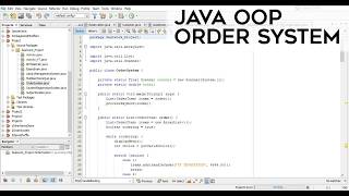 💻 Java Program. Java Order System | Netbeans IDE Object Oriented Programming