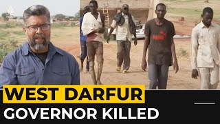 West Darfur governor killed: Rapid Support Forces denies involvement