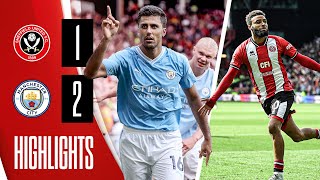 Rodri & Haaland goals down Blades | Sheffield United 1-2 Manchester City | Premier League highlights