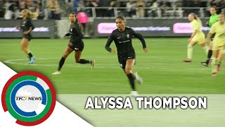 Fil-Am soccer phenom Alyssa Thompson scores in hometown debut | TFC News California, USA