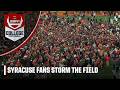 Syracuse fans storm the field after upsetting No. 6 Miami | ESPN College Football