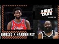 How will Joel Embiid and James Harden fit together on the 76ers? | First Take