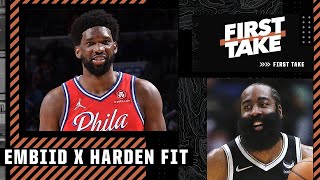 How will Joel Embiid and James Harden fit together on the 76ers? | First Take