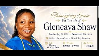 Funeral Service of Gleneava Shaw | May 11, 2026