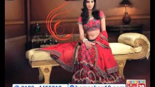 HomeShop18.com - Exclusive Ready to Stitch Designer Lehenga by Aakriti