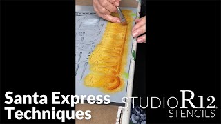 Santa Express Stencil Techniques: Lowlighting (Ombre Effect)