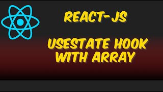 React useState() with Array | | useState() hook with an Array in hindi #react #javascript
