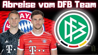 2 Bayern Spieler müssen vom DFB Team ABREISEN! FC Bayern News