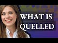 Quelled | meaning of Quelled