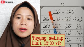 TERBARU BELAJAR MEMBACA IQRO 2 BAGIAN 13 HALAMAN 15 VERSI HURUF BESAR VISUAL TATAP MUKA PENGAJAR