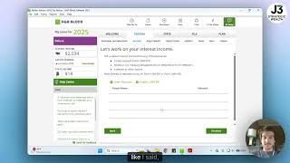H R Block 2025 Deluxe State Tax Cut Software Tutorial Walkthrough