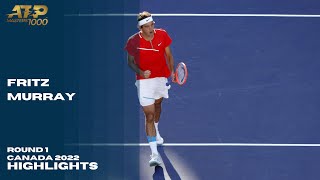 Taylor Fritz vs Andy Murray [R1] Montreal Canadian Masters 2022 Highlights PS4 Gameplay