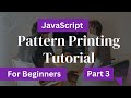 Right Angled Triangle Pattern in JavaScript | Nested Loop Tutorial