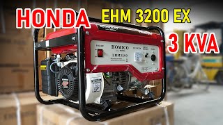 Máy Phát Điện HONDA 3Kva EHM 3200 Tải Thoải Mái Điều Hòa 12000 BTU