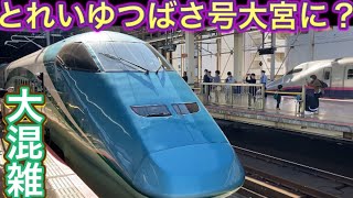 足湯新幹線E3系とれいゆつばさ号大宮駅に登場！新潟へ