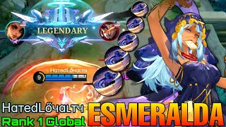 Offlane Monster Esmeralda Perfect Gameplay - Top 1 Global Esmeralda by HɑтedLőчɑʟтч - Mobile Legends