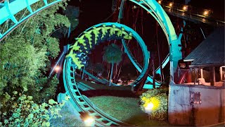 [POV] Kumba Roller Coaster Night Ride | Busch Gardens Tampa