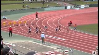 第30回南日本小学生陸上競技大会　小学５年女子100ｍ予選4組