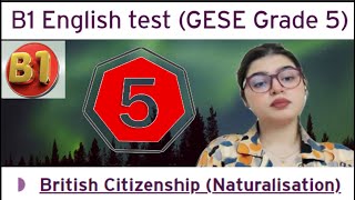 Full Test B1 English test (GESE Grade 5) | SELT British Citizenship| Trinity College London ILR UK