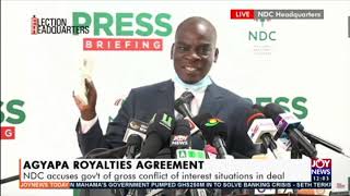 Agyapa Royalties: Agreement: NDC accuses Government - Joy News Today (1-9-20)