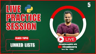 Linked Lists | Live DSA Leetcode Practice Session | #breakthroughDSA