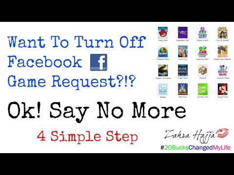 How To Turn off Facebook Game Request - FINALLY! How To Turn off Facebook Game Request - FINALLY!